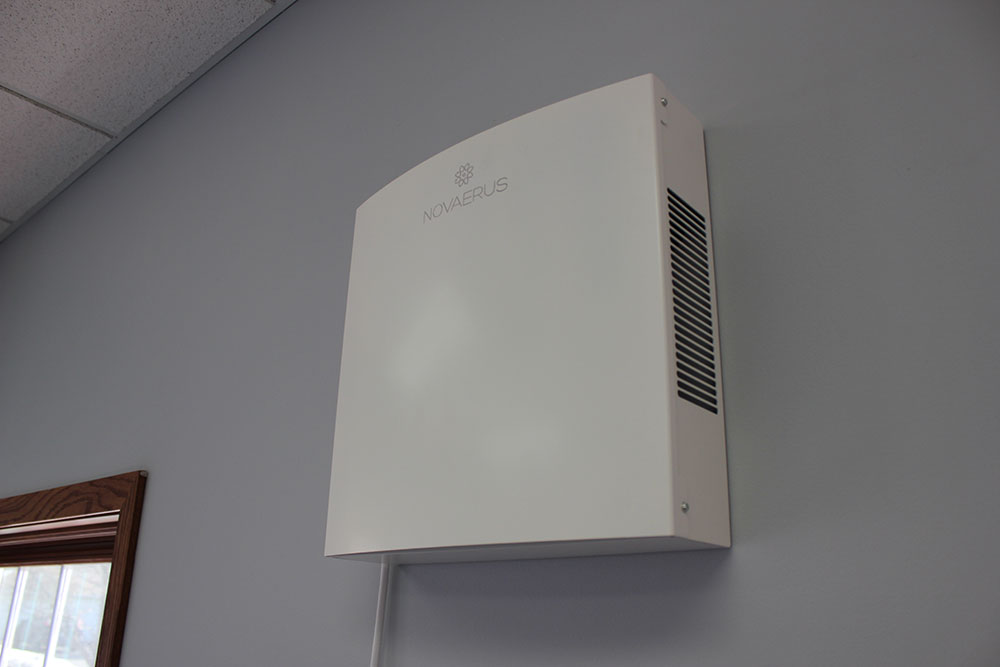 Our office features several state of the art air purifiers that continuously scrub and purify the air creating a safe and clean environment.